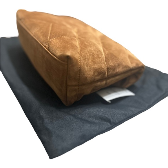 NWT YSL SAINT LAURENT LOULOU PUFFER SUEDE CROSSBODY SHOULDER BAG - Picture 11 of 16